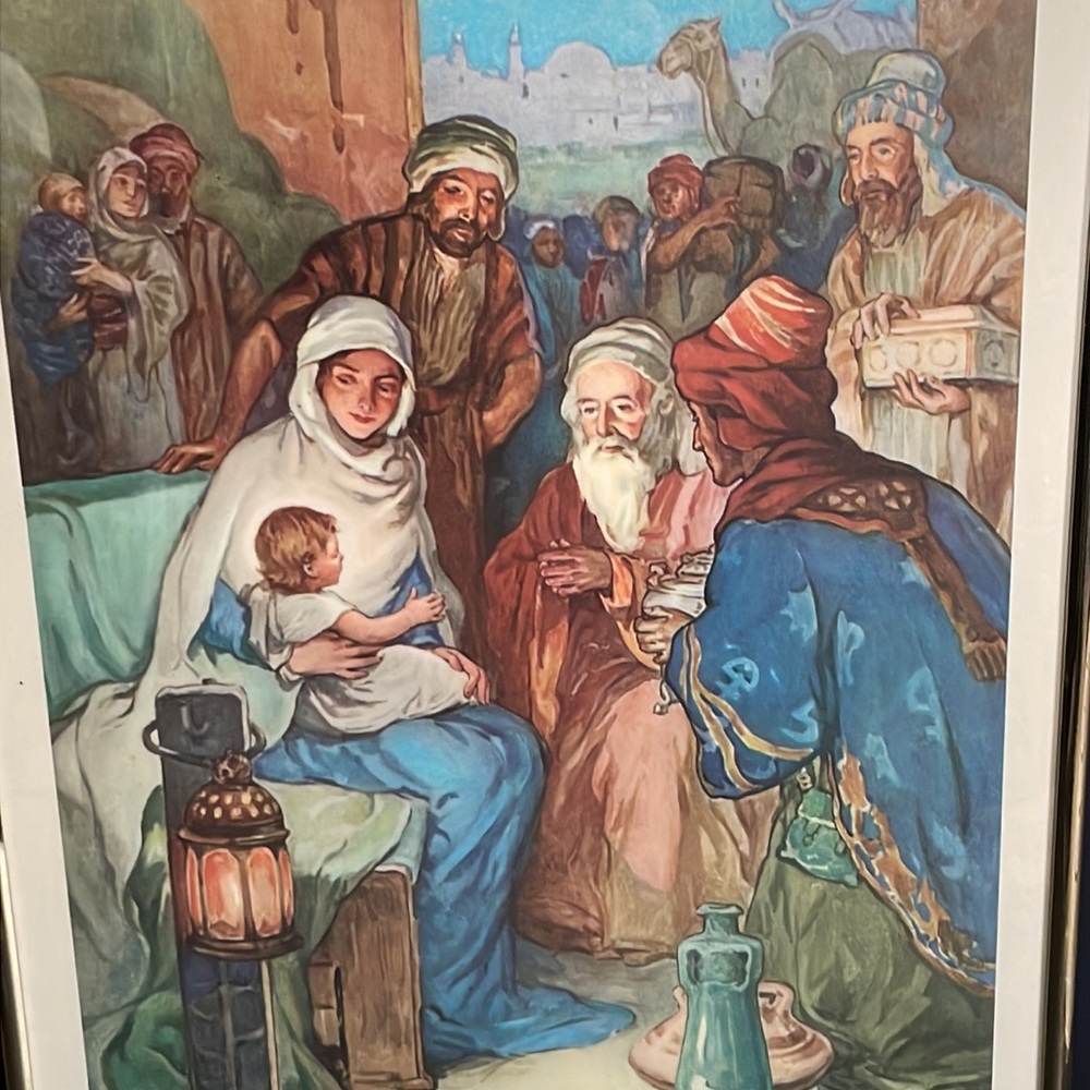 Framed Print Gifts For Jesus Providence Lithograph Rob Hope Religion Art
